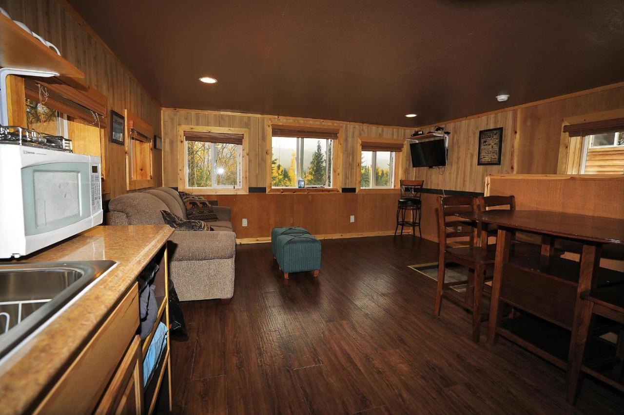 Denali Park View Family Log Cabin Exterior foto